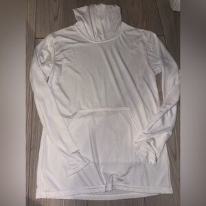 Gildan White Performance Hoodie